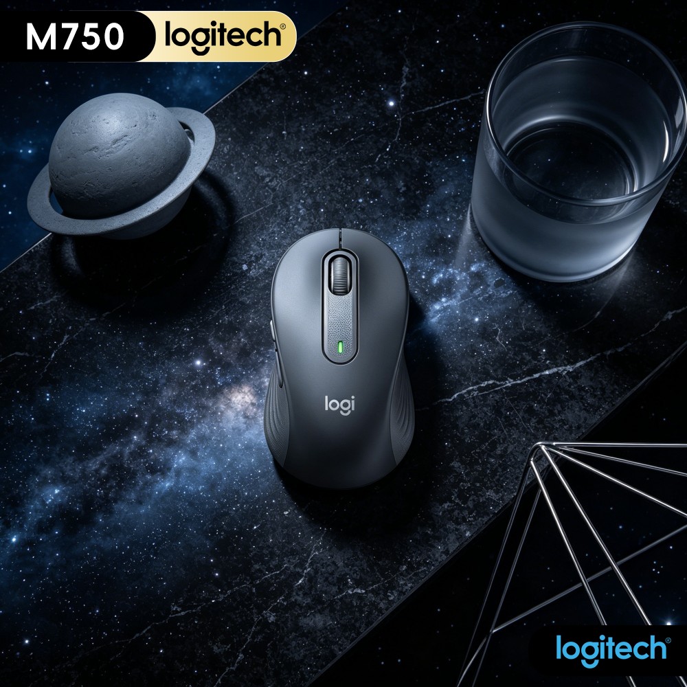 Office Ready Tech - 로지텍 M750 오피스 마우스 - 사일런트터치