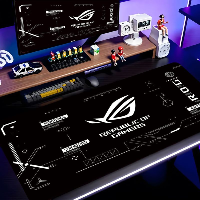 VIKAMA ROG 게임 로고 대형 마우스 패드 미끄럼 - Office Tech Logo 리뷰 및 가격